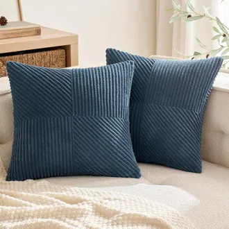 OEM Fundas De Coj&iacute;n Decorativas De Estilo Bohemio, Aptas Para Sof&aacute;s, Camas Y Otros Elementos De Decoraci&oacute;n Del Hogar, 45 X 45 Cm, Color Azul