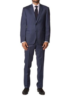 JB Britches Sartorial Classic Fit Stretch Wool Suit in Navy at Nordstrom, Size 38