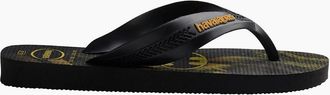 Havaianas Womens Hav. Kids Max Herois Navy Blue Ruby Flip Flops Womens - Black/Multi - Size: 13C
