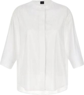 Fay Polo Shirt - Dames - Overhemden - Wit - 2XS - Katoen - Overhemden