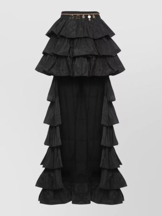 Elisabetta Franchi ruffled maxi skirt