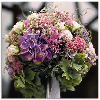 Artland Glasbild »Blumenkugel« 1 Stk. tlg. in verschiedenen Grössen