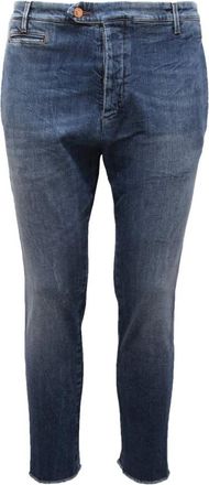 Officina36 Slim-fit Jeans - Heren - Slim Fit Jeans - Blauw - XS - Denim - Jeans