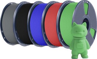 OEM Filamento Para Impresora 3d, Material Pla, Baja Contracci&oacute;n, Rd Bl Gn Bk Gy