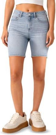 Madden Girl Denim Bermuda Shorts in Medium Wash at Nordstrom Rack, Size 13