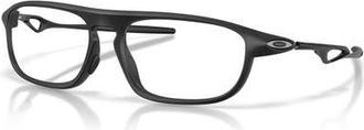 Oakley 55mm Rectangle optical glasses in Black at Nordstrom