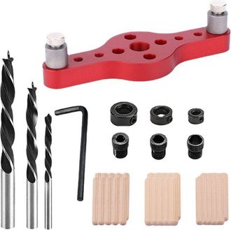 OEM Gabarit De Per&ccedil;age - Aleaci&oacute;n De Aluminio - Para Espigas De Madera - Precisi&oacute;n 2 A 10 Mm - Auto-centrado - 1 Unidad