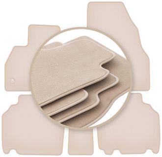 OEM Alfombrillas Premium Beige Para: Renault Kangoo Ii Kombivan 2013
