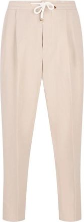 Brunello Cucinelli Drawstring Tapered Trousers