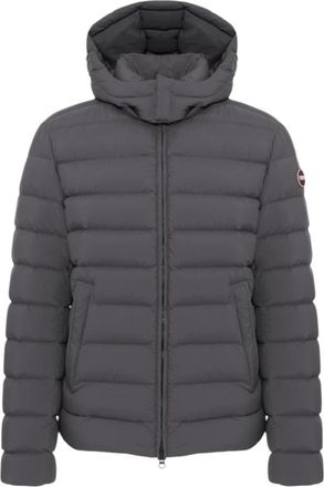 Colmar Grijze Afneembare Capuchon Gewatteerde Jas - Heren - Gewatteerde jassen - Grijs - 2XL - Jassen