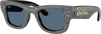 Ray-Ban RB4940BP Wayfarer Puffer 686580 Mens Sunglasses Black Size 47
