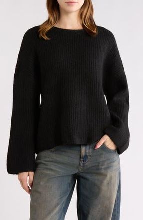 PacSun Aria Crewneck Sweater in Black at Nordstrom Rack, Size X-Small
