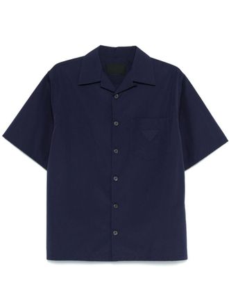 Prada Short Sleeved Cotton Shirt Clothing