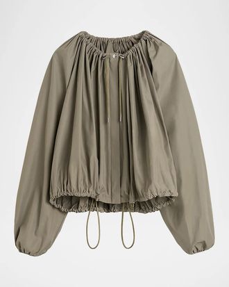 Toteme Gathered Parachute Coat
