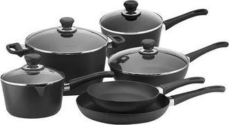 Scanpan Classic 10 Piece Cookware Set in Black at Nordstrom