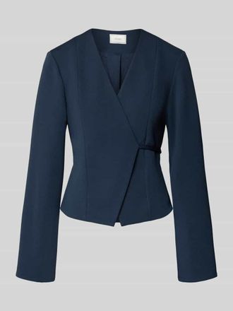 Neo Noir Neo Noir Blazer mit V-Ausschnitt Modell Simmi in Dunkelblau, Gr&ouml;&szlig;e 34