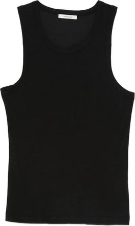 Entire studios Round Neck Sleeveless Top - Heren - Tops zonder mouwen - Zwart - XS - Katoen - Tops