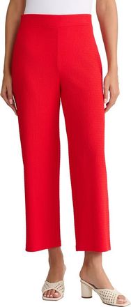 Jones New York Texture Crop Pants in Rouge at Nordstrom, Size X-Small