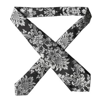 Dolce & Gabbana Ties, female, Black, Size: ONE SIZE Floral Silk Adjustable Necktie