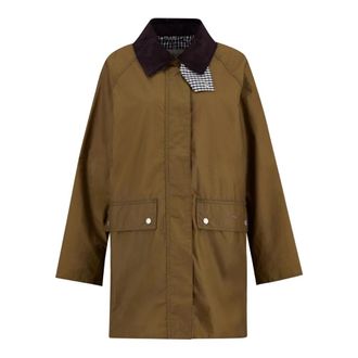 Barbour Wren Waxed Jacket - female - Barbour - Light Jackets - Brown - M - Jackets