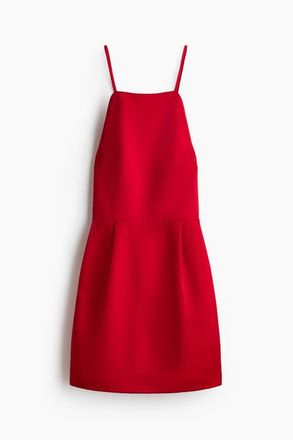 H&M Open-back Strappy Dress in Red at Nordstrom, Size Xx-Small