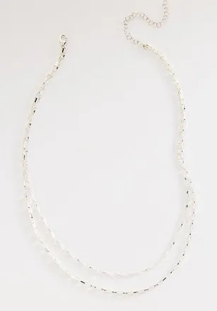 Heather Hawkins Draped Drawn Box Chain Necklace