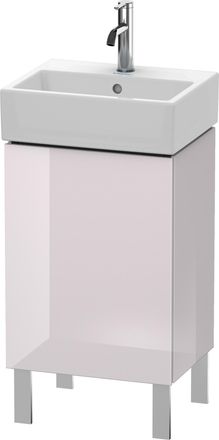 Duravit Duravit L-cube M&oacute;dulo De Lavabo Vertical, 1 Puerta, Con Bisagra A La Izquierda, 43,4x34,1 Cm, Para Vero Air 072445, Color: Laca Blanca Lila Alto Brill