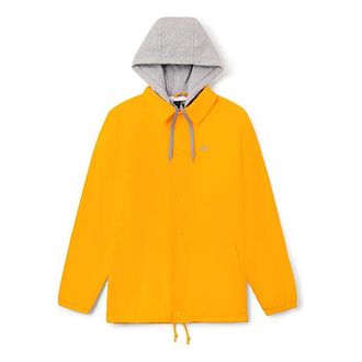 Vans Mens Vans Woven hooded Casual Sports Jacket Yellow VN0A4MQV85W