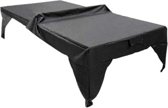 OEM Mantel De Tenis De Mesa Negro De 280x153x73cm, Mantel Para Patio, Impermeable, A Prueba De Polvo Y Resistente Al Sol, Adecuado Para Deportes Y Activid