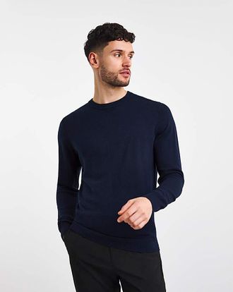 Jacamo Merino Wool Crew Neck Sweater