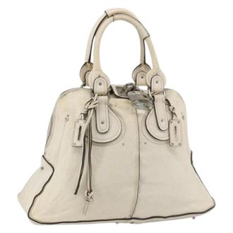 Chlo&eacute; Pre-owned Handbags, female, White, Size: ONE SIZE Pre-owned Hand Bag