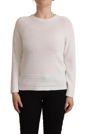 Alpha Studio Alpha Studio Long Sleeves Crewneck Pullover Womens Sweater