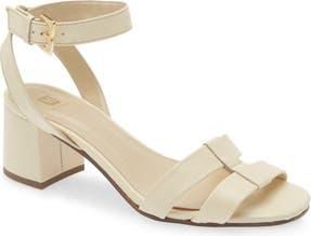 Bruno Magli Jasmine Sandal in Bone Nappa at Nordstrom Rack, Size 6.5
