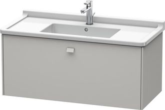 Duravit Duravit Brioso Neceser De Pared 102,0 X 46,9 Cm, 1 Extra&iacute;ble, Para Lavabo Starck 3 030410, Color (frente/cuerpo): Concreto Gris Mate Decor, Manija Con