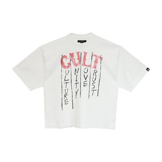 Cult of Individuality BOXY FIT SHORT SLEEVE CREW NECK TEE C. U.L. T
