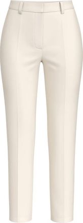 Kaos Elegante Witte Broek - Dames - Slim Fit Broeken - Wit - XL - Polyester - Broeken