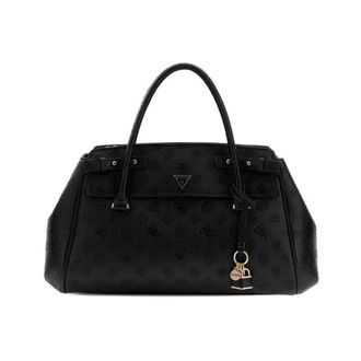 Guess Diana 3 Comp Satchel - female - Guess - Handbags - Black - ONE SIZE - Bags