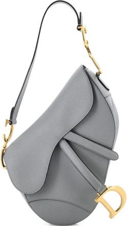 Dior Saddle Handbag Leather Medium shoulder bag - Grigio