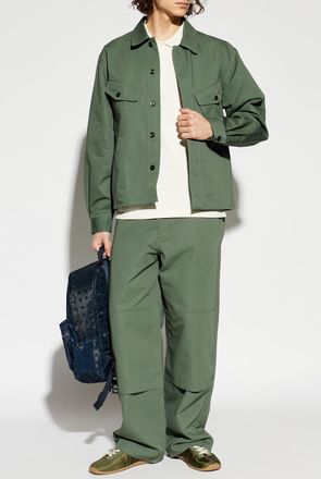 Kenzo Denim Shirt, Mens, Green