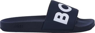 HUGO BOSS BOSS Black Aryeh_slid_rblg Slipper Donkerblauw