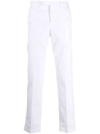 Pantaloni Torino mid-rise chino trousers - men - Cotton/Spandex/Elastane - 58 - White