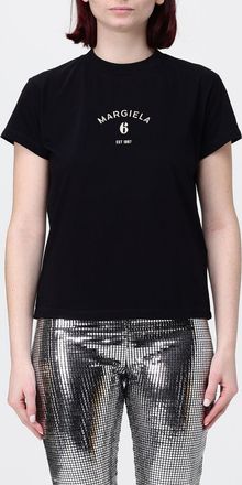 Maison Margiela T-shirts in cotone con logo Mm6 Maison Margiela