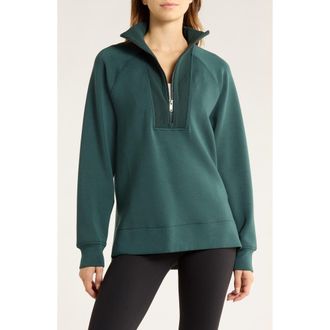Spanx AirEssentials Half Zip Tunic in Meridian at Nordstrom Rack, Size X-Small