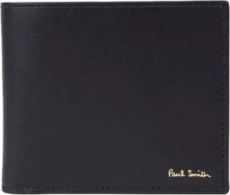 Paul Smith Interno Multiriga Classica Billfold - unisex - Portefeuilles - Zwart - ONE Size - Leer - Accessoires