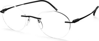 Silhouette Purist Rimless Frame - unisex - Brillen - Zwart - 49 MM - Accessoires