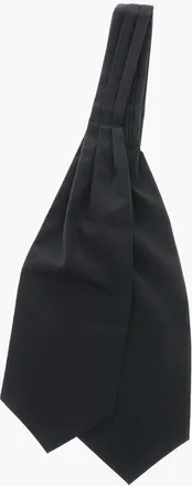 Corneliani Virgin Wool Ascot Tie with Lurex Trims size Unica