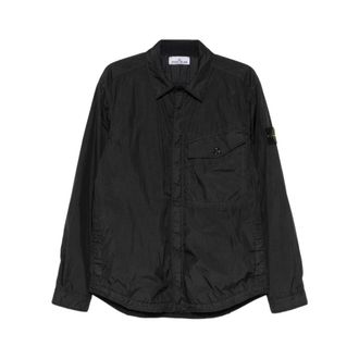 Stone Island Hombre, Chaquetas, Negro, Talla: L