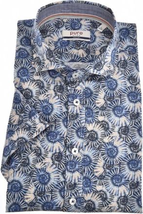Hatico Casual overhemden - Heren - Overhemden - Blauw - Maat: XL Katoen