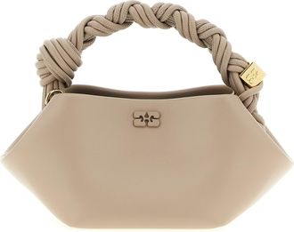 Ganni Bou Bag Mini Borse A Mano Grigio-Donna