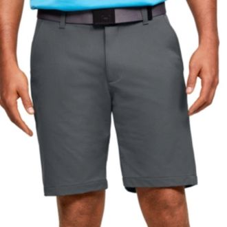 Under Armour Mens Under Armour Golf Shorts Gray 10 4-Way Stretch Flat-Front DDR2522